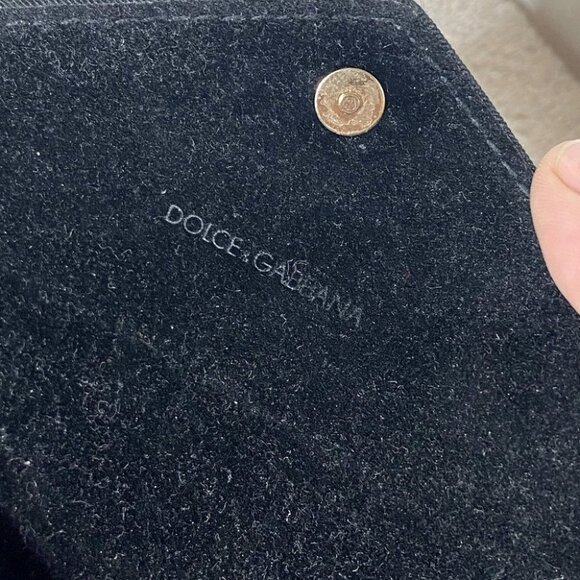 Dolce & Gabanna Black Soft Shell Glasses Case - Picture 8 of 9